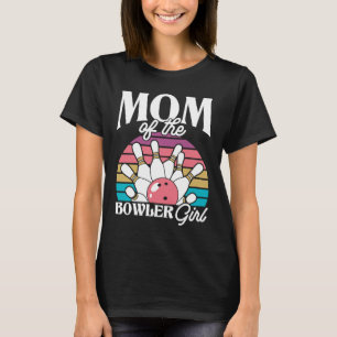 Camiseta Boliche Mãe Pin Bowler Striler Boliche Equipe Boli