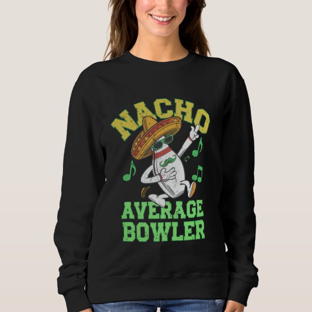 Camiseta Boliche Mexicano Médio Nacho Cinco De Mayo (Frente)