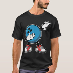 Camiseta Boliche Para Meninos Boliche Dabbing
