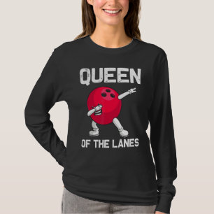 Camiseta Boliche Para Mulheres Vovó Bowler Game Lane Sport