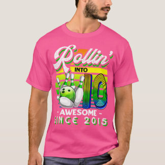 Camiseta Boliche Party Rollin' 10 Incrível 2015 10O Birthda