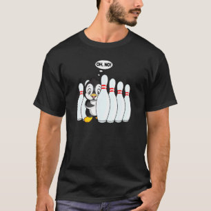 Camiseta Boliche Pinguim Cujo Pinguim É Para Crianças De Bo