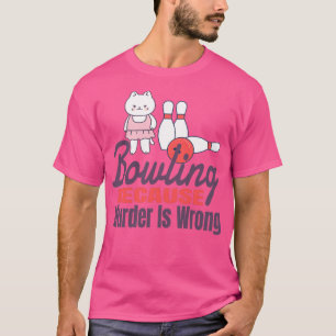 Camiseta Boliche porque Assassinato é Errado 11