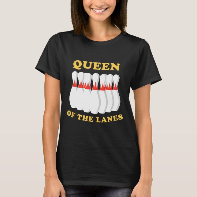 Camiseta Boliche Rainha Das Galinhas Ou Mulheres (Frente)
