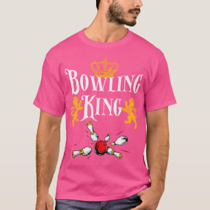 Camiseta Boliche Rei E Rainha Casal Da Equipe Bowlin