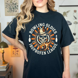 Camiseta Boliche Retro Liga de Velhinhos Ibuprofeno Engraça