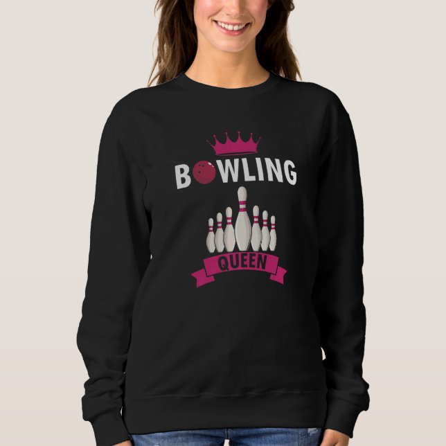 Camiseta Boliche Retrorna QUEEN Incrível Bowler Presente (Frente)