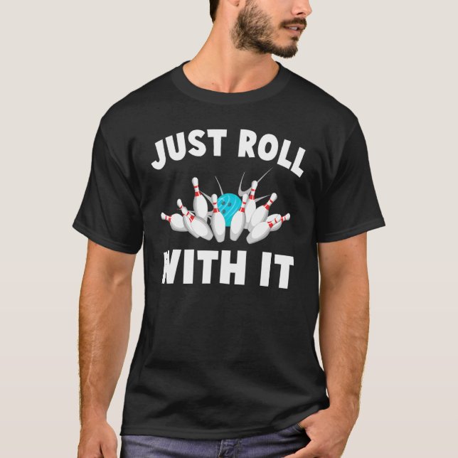 Camiseta Boliche - Role Com Isso - Pista - Strike - Hobby - (Frente)
