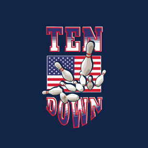 CAMISETA BOLICHE USA LEAGUE TEAME STRIKE SPARE