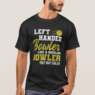 Camiseta Boliches À Esquerda Jogam Boliches Engraçados À