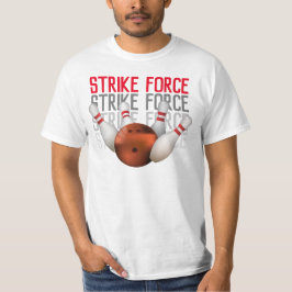 Camiseta Boliches de Bowler da Força de Greve