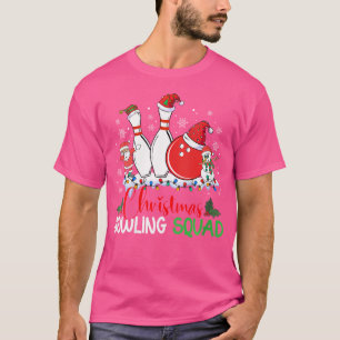 Camiseta Boliches de Natal Boliches de Luzes de Xmas na Pra