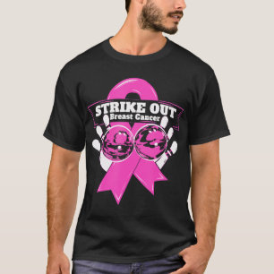 Camiseta Boliches De Sensibilização Para O Cancer Da Mama