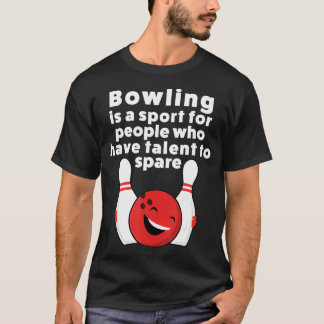 Camiseta Boliches Engraçadas Para Homens Ou Crianças