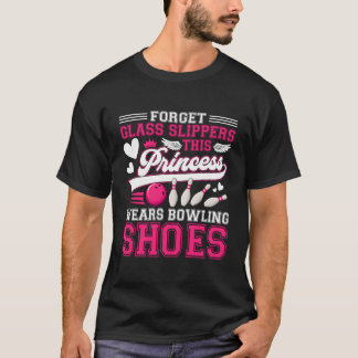 Camiseta Boliches Engraçadas Para Mulheres Meninas Crianças