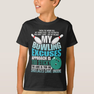 Camiseta Boliches Expõe Esportes Engraçados De Greve De Bol