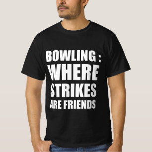 Camiseta Boliches: onde greves são amigos