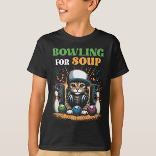 Camiseta Boliches Para Música De Sopa Estilo De Gato Dj Cat