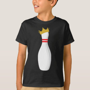 Camiseta Boliches-Rei em Greve Gráfica Engraçada E Perus