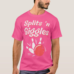 Camiseta Boliches Splits N Giggles Bowler Women Garotos