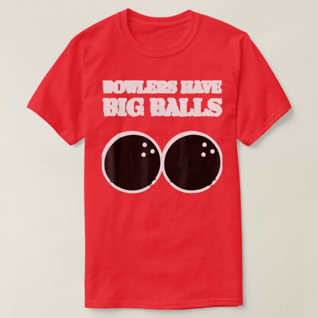 Camiseta Boliches Têm Cabelo De Boliche Grande (Frente do Design)