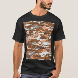 Camiseta Bolinhas de camuflagem: Abstrato sem costura.