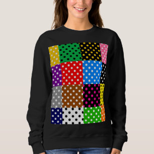 Camiseta Bolinhas de Quilt de Patchwork Multicolor