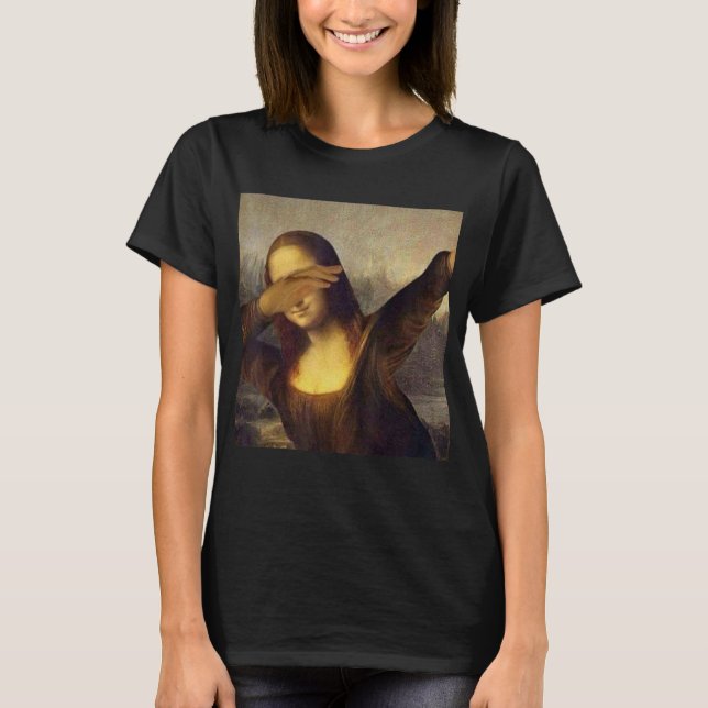 Camiseta Bolinhas Mona Lisa (Frente)