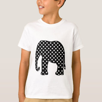 Camiseta Bolinhas preto e branco