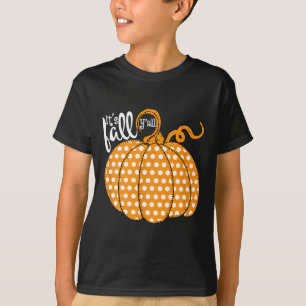 Camiseta Bolinhas Pumpkin Feliz Queda - Sua Queda Yall Sul