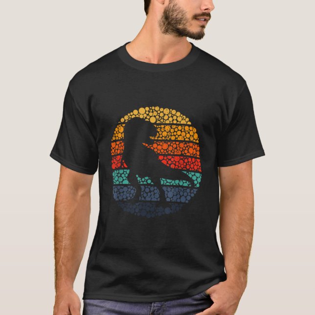 Camiseta Bolinhas T Rex Dinossaur International Dot Day Boy (Frente)