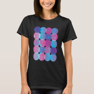 Camiseta Bolinhas Watercolor Abstrato Galaxy International