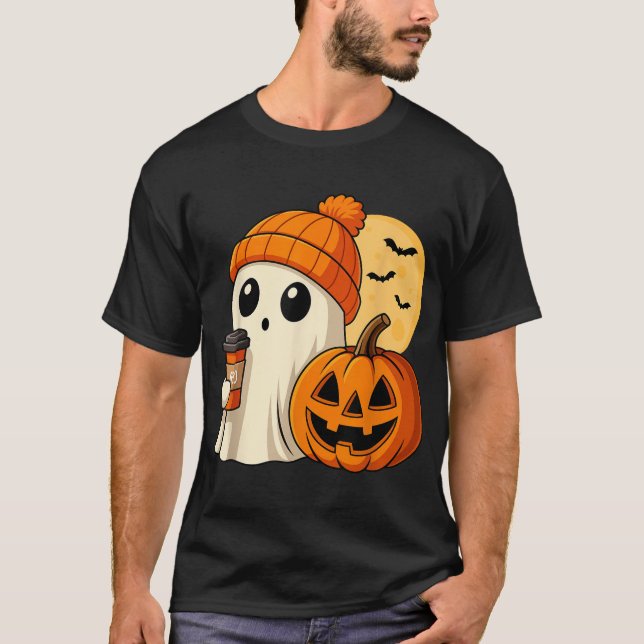 Camiseta Bolinho de Café das Halloween, Spooky (Frente)