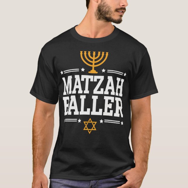 Camiseta Bolinho de Matzá de Hanukkah (Frente)