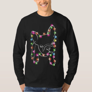 Camiseta Bolinho de Natal Francês Cachorro Ligeiro Engraçad