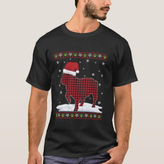 Camiseta Bolinho Francês Santa Hat Natal Pajama Sno