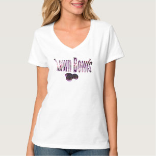 Camiseta Bolinhos E Logotipo De Camarão Roxo,