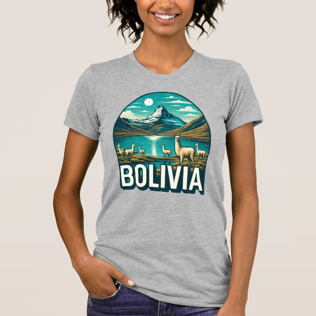 Camiseta Bolívia América do Sul (Frente)