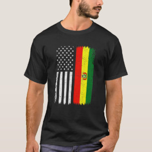 Camiseta Bolívia: Bandeira Americana Bolívia