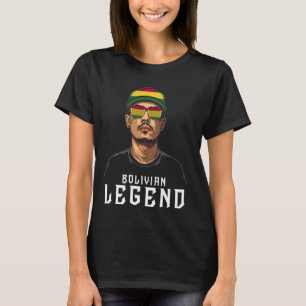 Camiseta Bolívia: Bandeira de Bandeiras Masculinas Lenda So