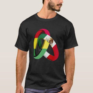Camiseta Bolívia Bandeira México Casamento de Casamento do 