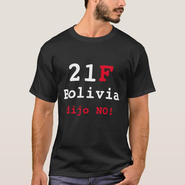 Camiseta Bolivia dijo NO (Frente)