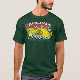 Camiseta Bolívia La Paz El Alto Mormon LDS Missão Presente