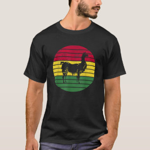 Camiseta Bolívia Llama Boliviana Vintage Estileu O Gif Boli