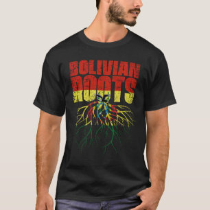 Camiseta Bolívia Roots Bolivia Heritage Flag