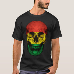 Camiseta Bolívia Sinalizador Caveira Raízes Bolivianas Orgâ