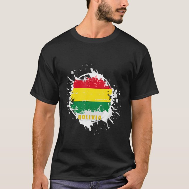 Camiseta Bolívia Splash (Frente)