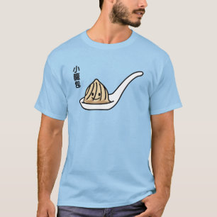 Camiseta Bolo chinês de Dim Sum da bolinha de massa da sop