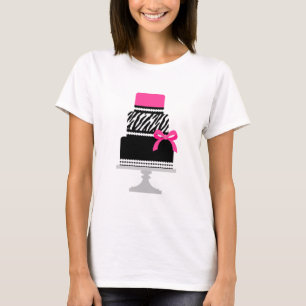 Camiseta Bolo da diva da zebra