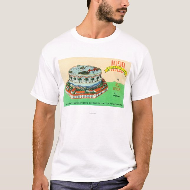 Camiseta Bolo da feira de 1939 mundos pelo padeiro de Bill (Frente)